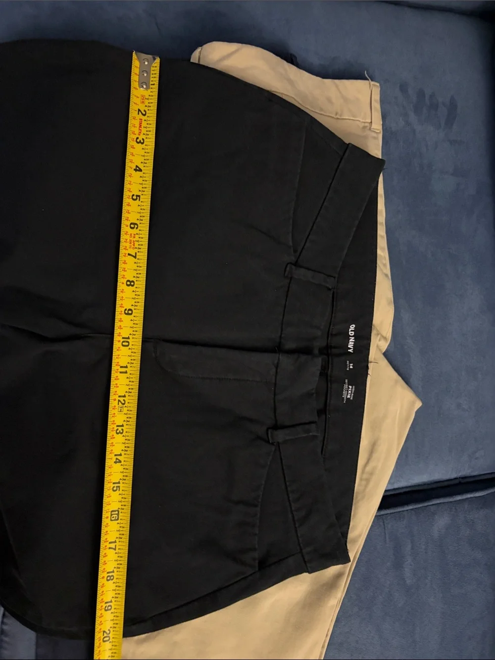 Trundle- 3 Pairs- Old Navy Men’s Pixie Chinos - Navy, Black & Khaki